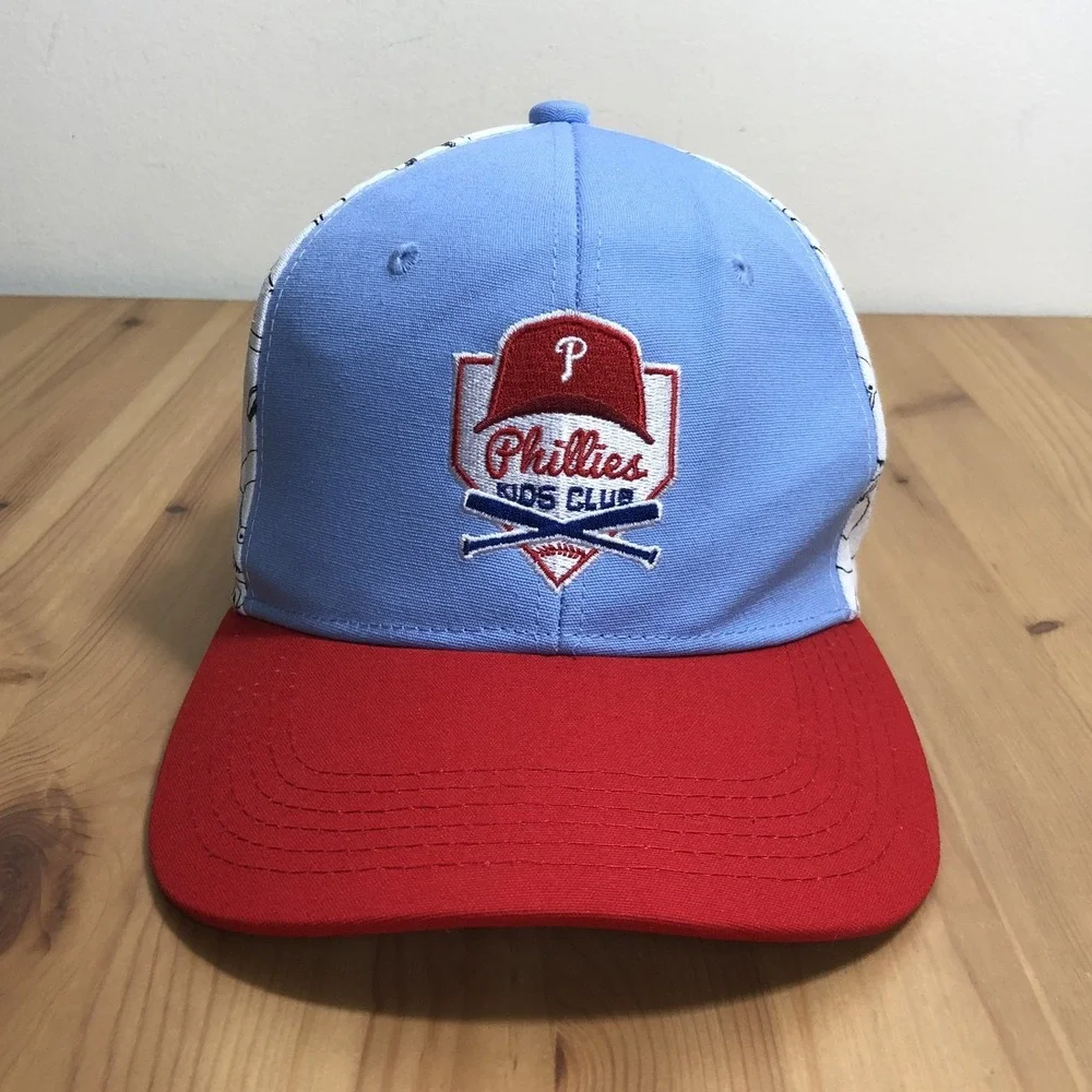 Philadelphia Phillies Kids Club Melon Wear Hat One Size Light Blue Baseball